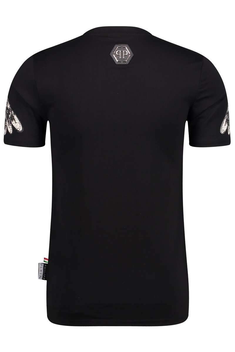 Philipp Plein, Men's T-Shirt, Black