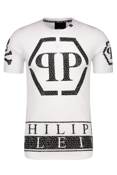 Philipp Plein, Men's T-Shirt, White