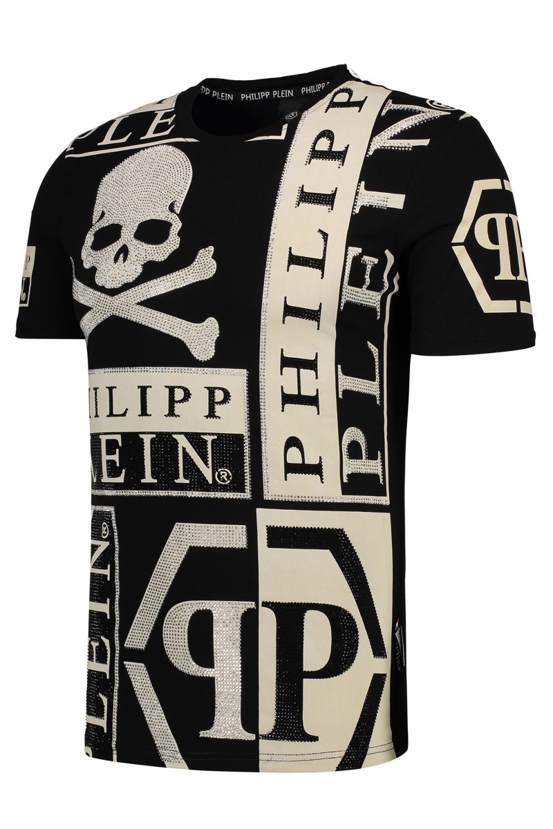 Philipp Plein, Men's T-Shirt, Black