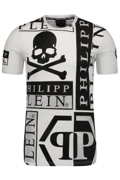 Philipp Plein, Men's T-Shirt, White