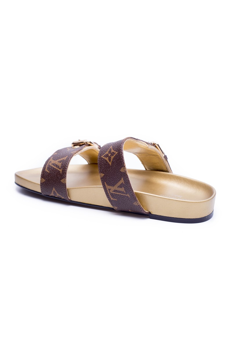 Louis Vuitton, Women's Slipper, Monogram Gold