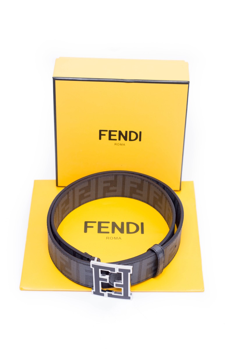 Fendi, Men's Belt, Navy