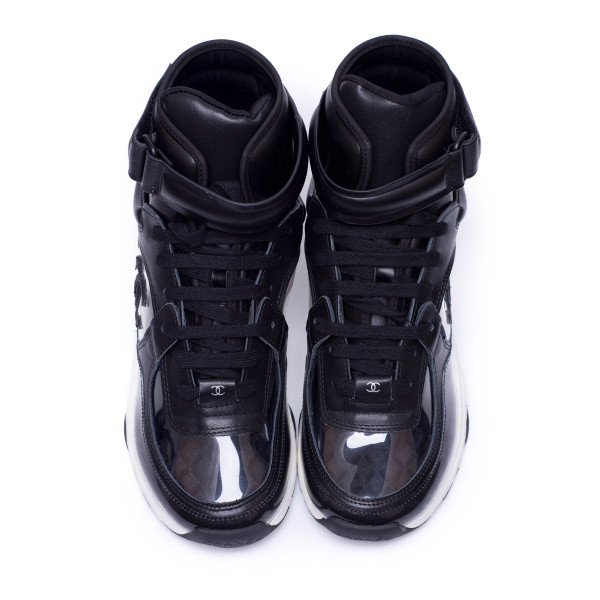 Chanel, Men's High Top Sneaker, Black