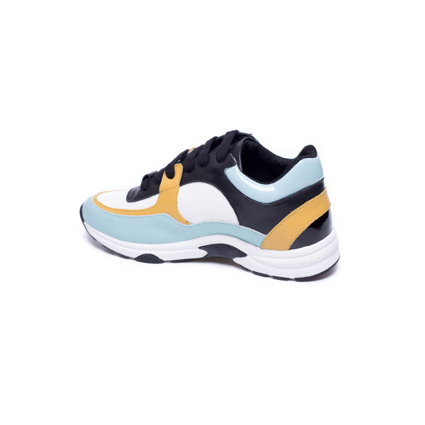 Chanel, Dames Sneakers, Turquoise