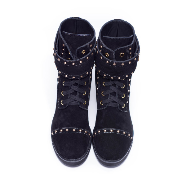 Louis Vuitton, Women's Boot, Suede, Black