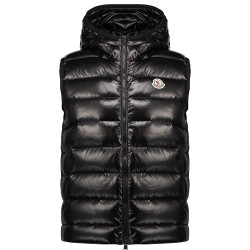 Moncler, Women's Vest, Black