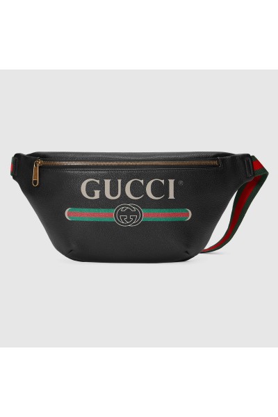 Gucci, Unisex Print Belt Bag, Black