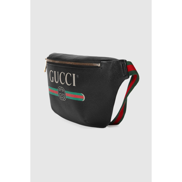 Gucci, Unisex Print Belt Bag, Black