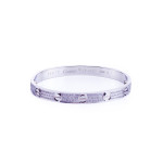 Cartier, Unisex Love Bracelet, White Gold