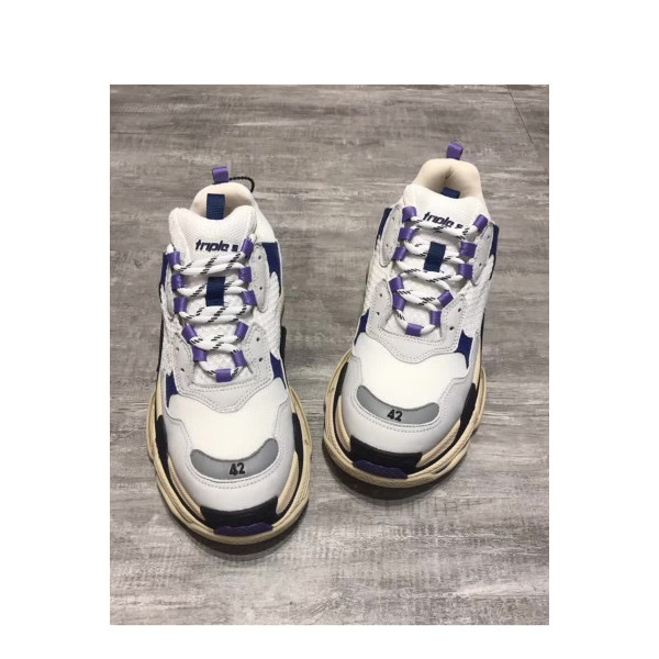 Balenciaga, Triple S, Men's Sneaker, White Purple