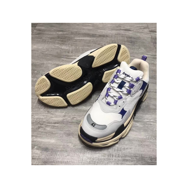 Balenciaga, Triple S, Men's Sneaker, White Purple