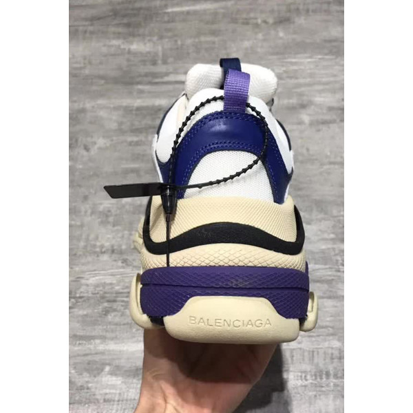 Balenciaga, Triple S, Men's Sneaker, White Purple