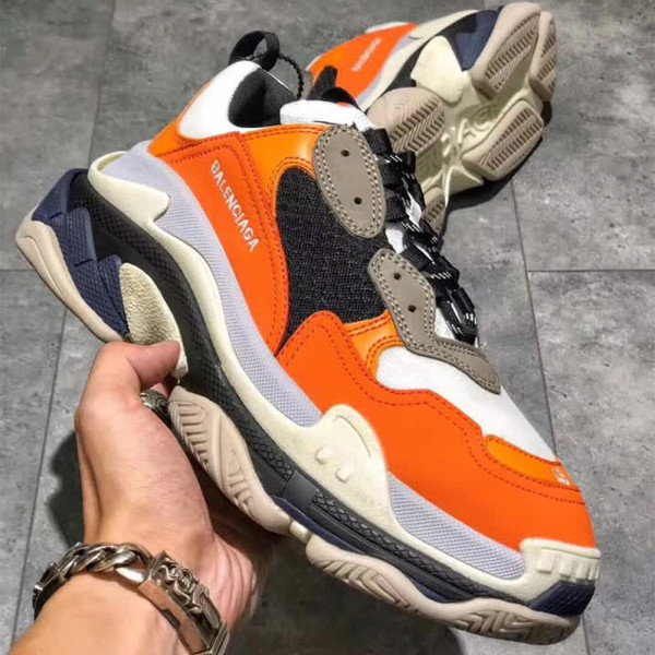 Balenciaga, Triple S, Men's Sneaker, Orange