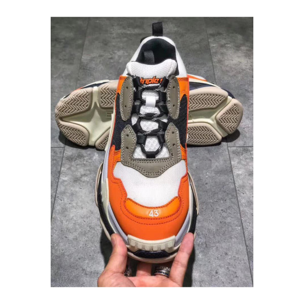 Balenciaga, Triple S, Men's Sneaker, Orange