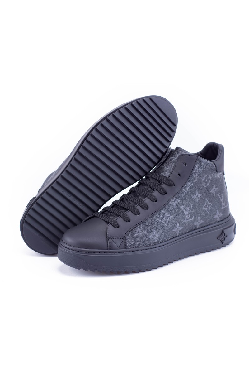 Louis Vuitton, Men's High Top Sneaker, Navy
