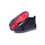 Christian Louboutin, Women's High Top Sneaker, Black