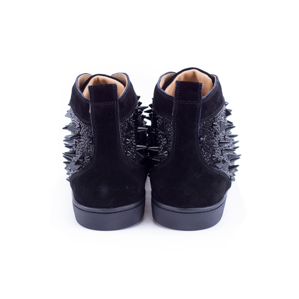 Christian Louboutin, Women's High Top Sneaker, Black