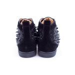 Christian Louboutin, Men's High Top Sneaker, Black