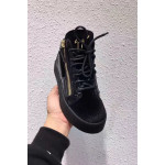 Giuseppe Zanotti, Men's High Top Sneaker, Black