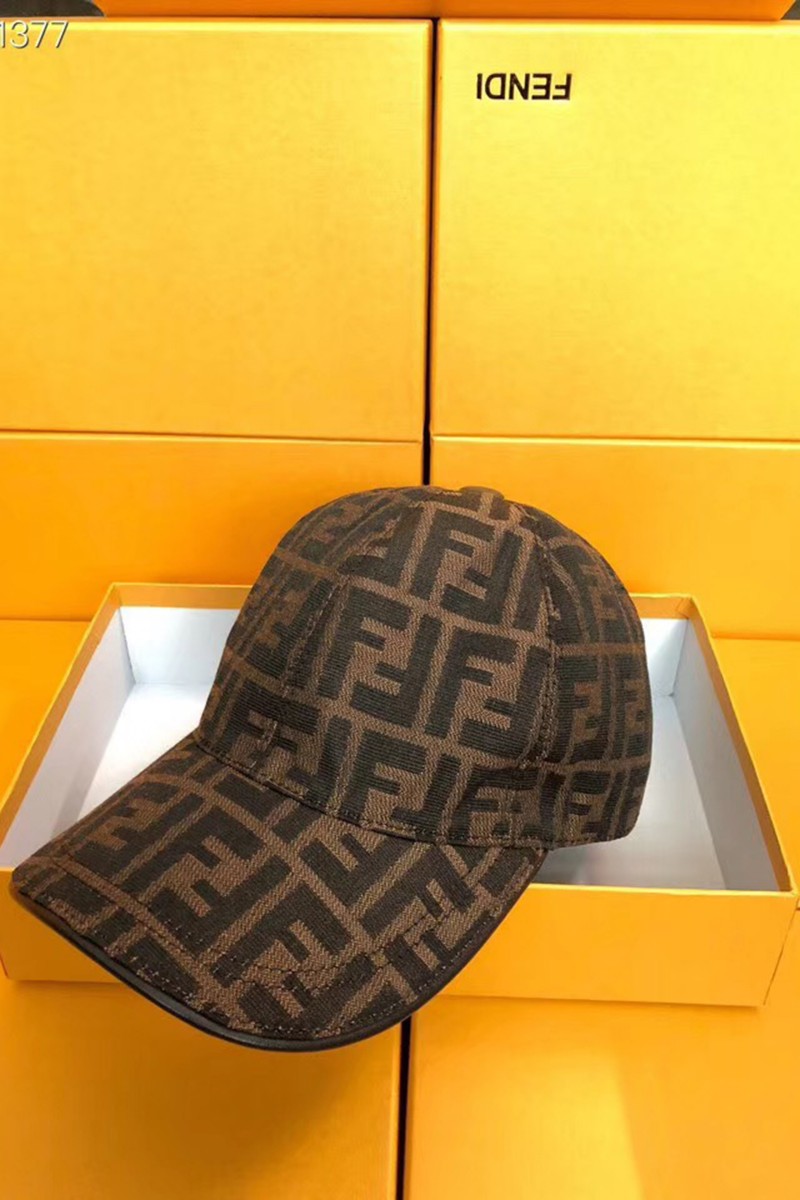 Fendi, Unisex Hat, Brown