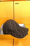 Fendi, Unisex Hat, Brown