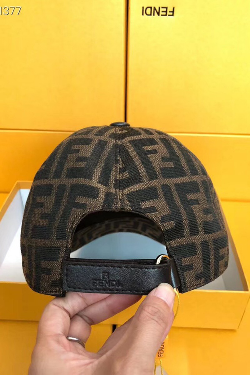 Fendi, Unisex Hat, Brown