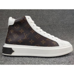 Louis Vuitton, Men's High Top Sneaker, Brown