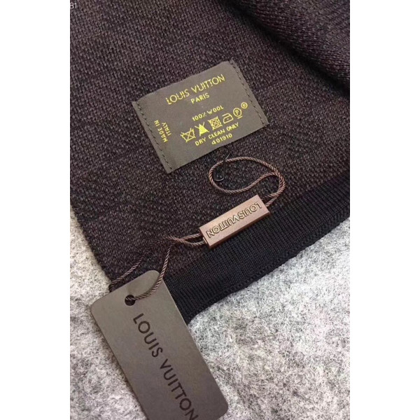 Louis Vuitton, Unisex, Scarf Hat Set, Brown