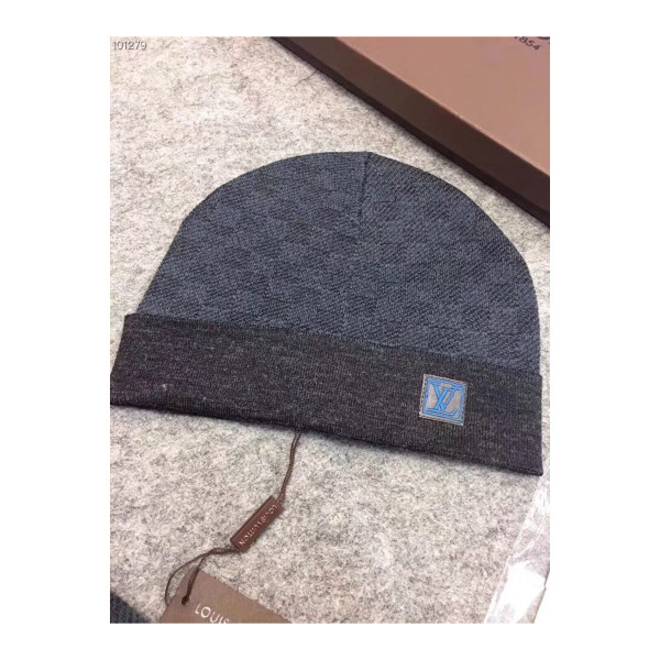 Louis Vuitton, Unisex, Scarf Hat Set, Navy