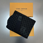 Louis Vuitton, Unisex, Scarf Hat Set, Black