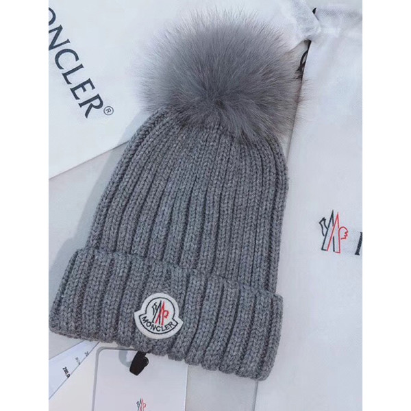 Moncler, Women's Hat, Grey