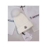 Moncler, Dames Hoed, Wit