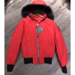 Moose Knuckles, Ballistic Bomber, Men's Jackets, Red