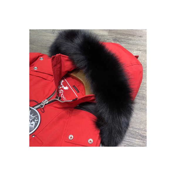 Moose Knuckles, Ballistic Bomber, Men's Jackets, Red