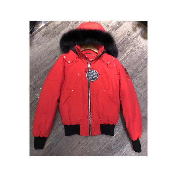 Moose Knuckles, Ballistic Bomber, Men's Jackets, Red