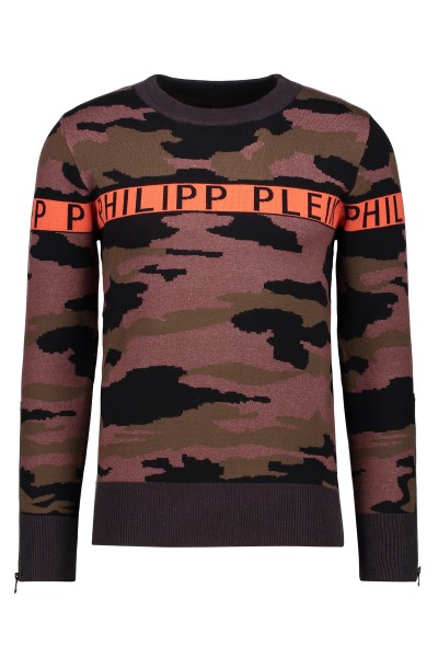 Philipp Plein, Men's Pullover, Brown