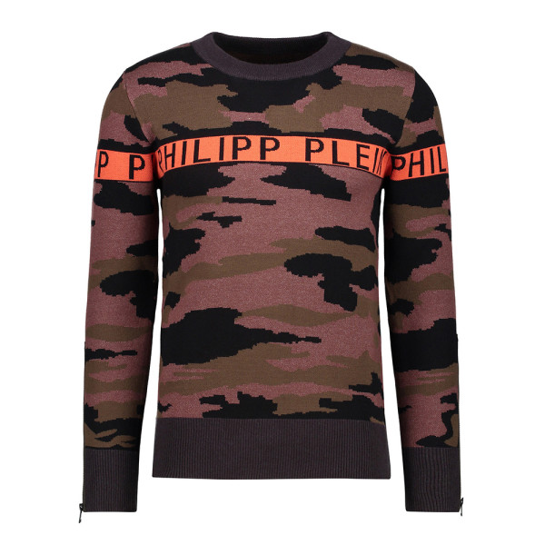 Philipp Plein, Men's Pullover, Brown