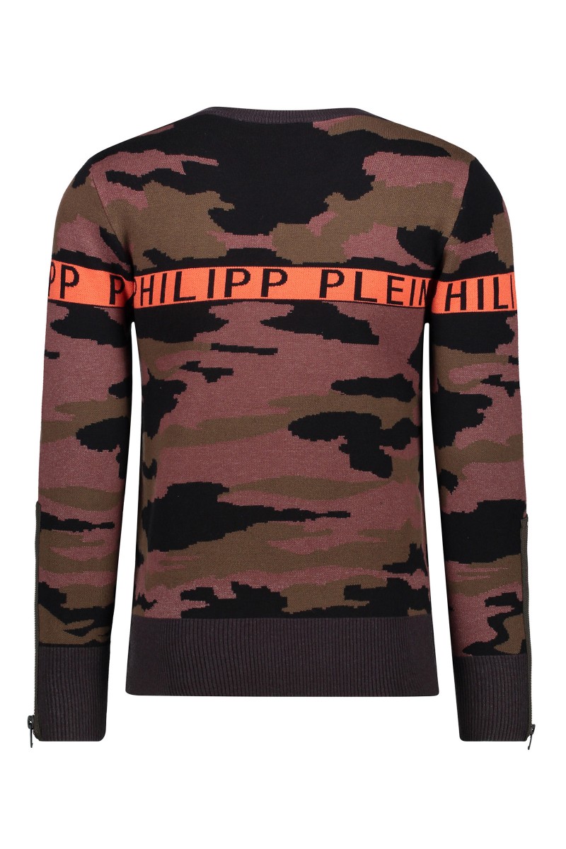Philipp Plein, Men's Pullover, Brown