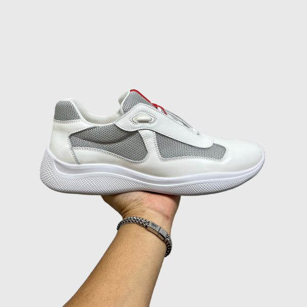 Prada, America's Cup, Men's Sneaker, White