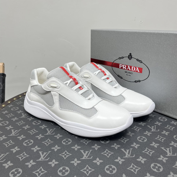 Prada, America's Cup, Men's Sneaker, White