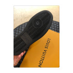 Louis Vuitton, Men's High Top Sneaker, Damier Navy
