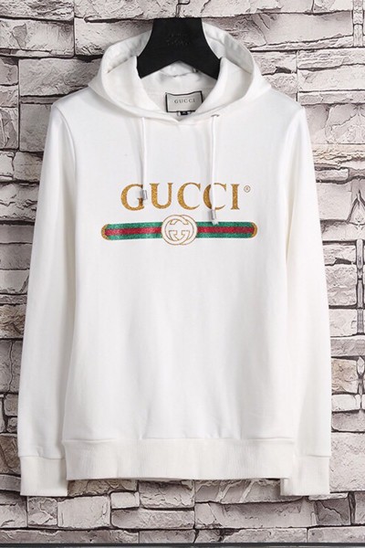 Gucci, Men's Hoodie, White
