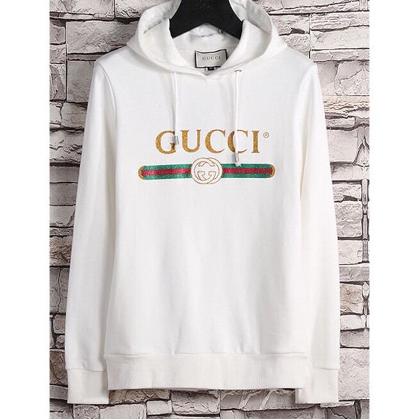 Gucci, Men's Hoodie, White