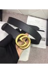 Gucci, Unisex Belt, 3 cm, Black