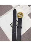 Gucci, Unisex Belt, 3 cm, Black