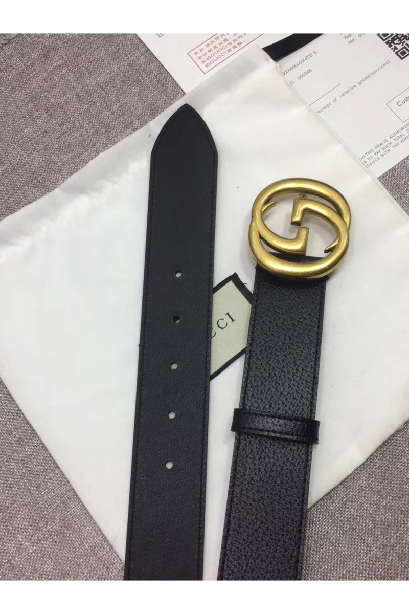 Gucci, Unisex Belt, 4 cm, Black
