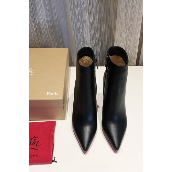 Christian Louboutin, Women's Boot, Leather, Black