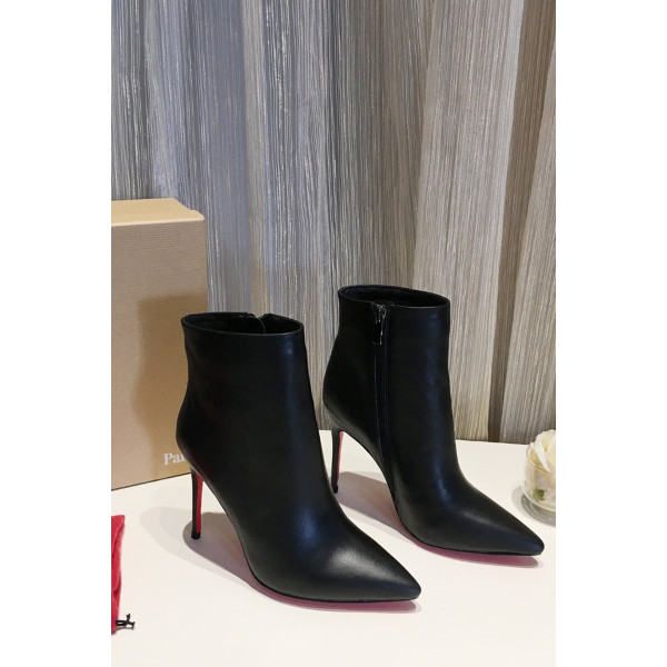 Christian Louboutin, Women's Boot, Leather, Black