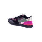 Valentino, Women's Sneaker, Camouflage Pink