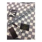 Louis Vuitton, Unisex Scarf Hat Set, Grey